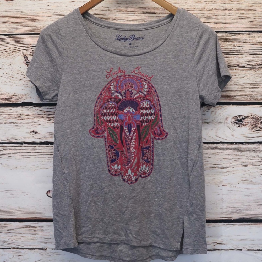 Lucky Brand BKE Hamsa Hand T-shirt